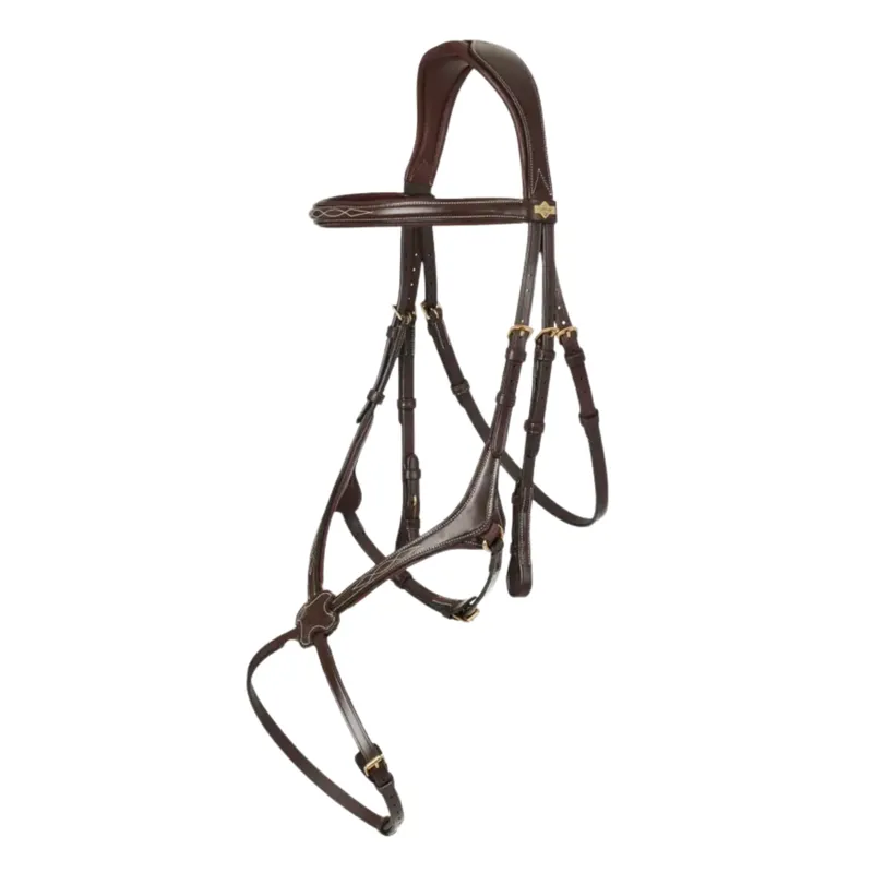 LeMieux Kudos Grackle Bridle in Brown