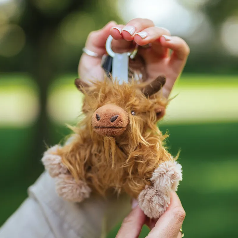 Wrendale Designs Gordon Highland Cow Plush Keyring-1