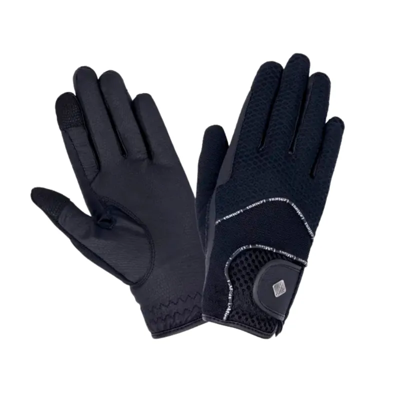 LeMieux Pro Touch 3D Mesh Adults Riding Gloves in Navy