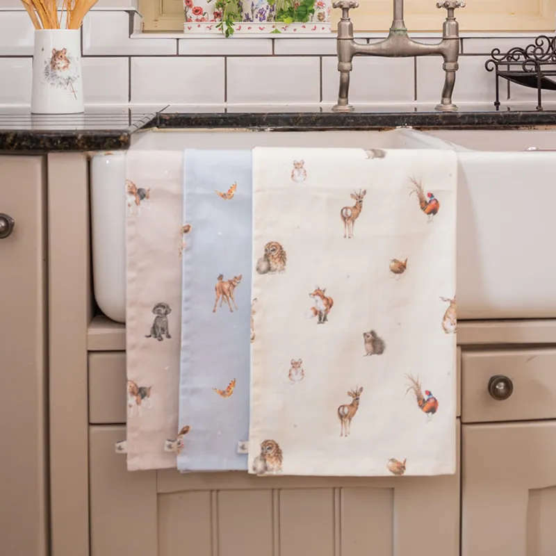 Wrendale Designs A Dog's Life Tea Towel-2