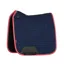 LeMieux Suede Dressage Square in Navy and Cranberry