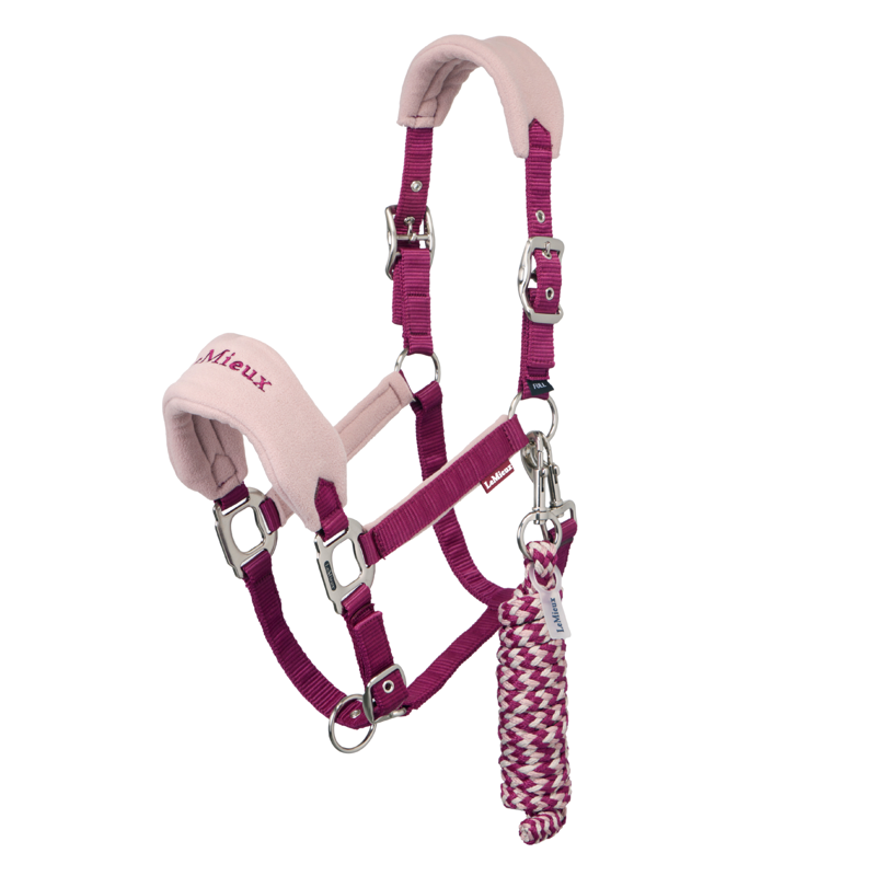 LeMieux Vogue Headcollar and Leadrope in Blackberry