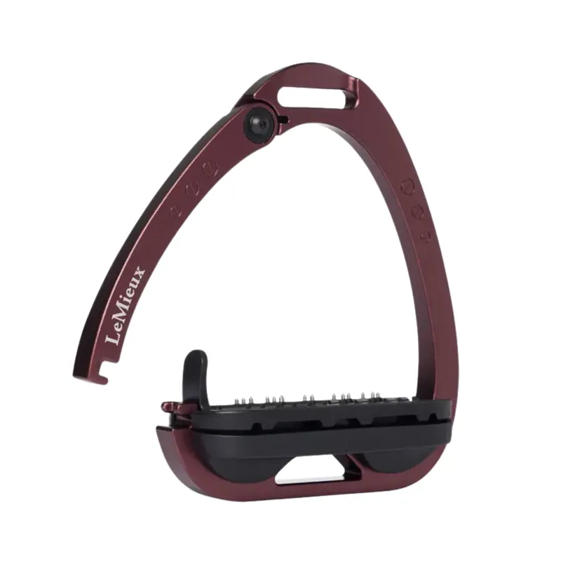 LeMieux Vector Balance Stirrup Irons in Auburn