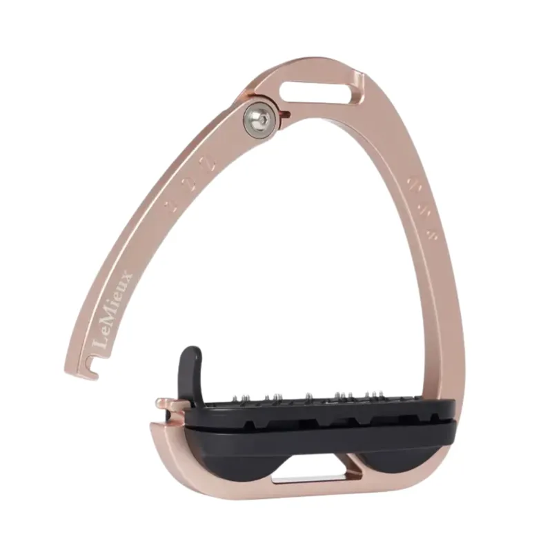 LeMieux Vector Balance Stirrup Irons in Rose Gold