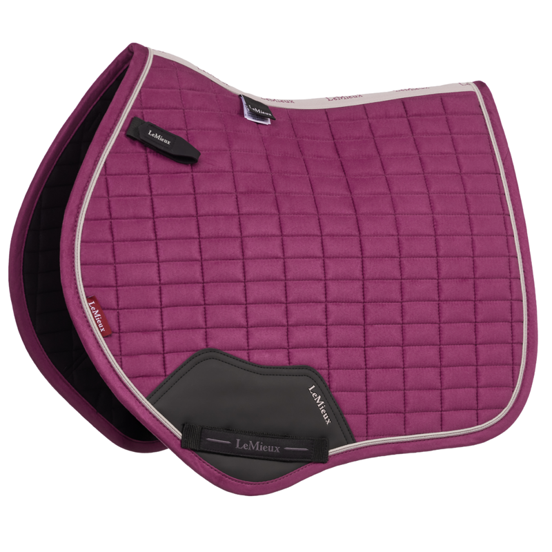 LeMieux Suede Close Contact Square in Blackberry