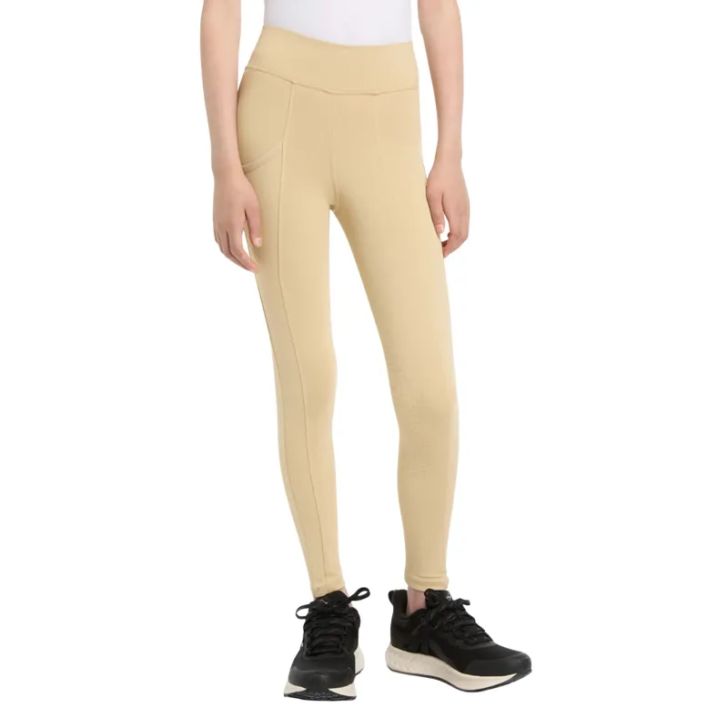 LeMieux Young Rider Pull On Breeches in Beige-1