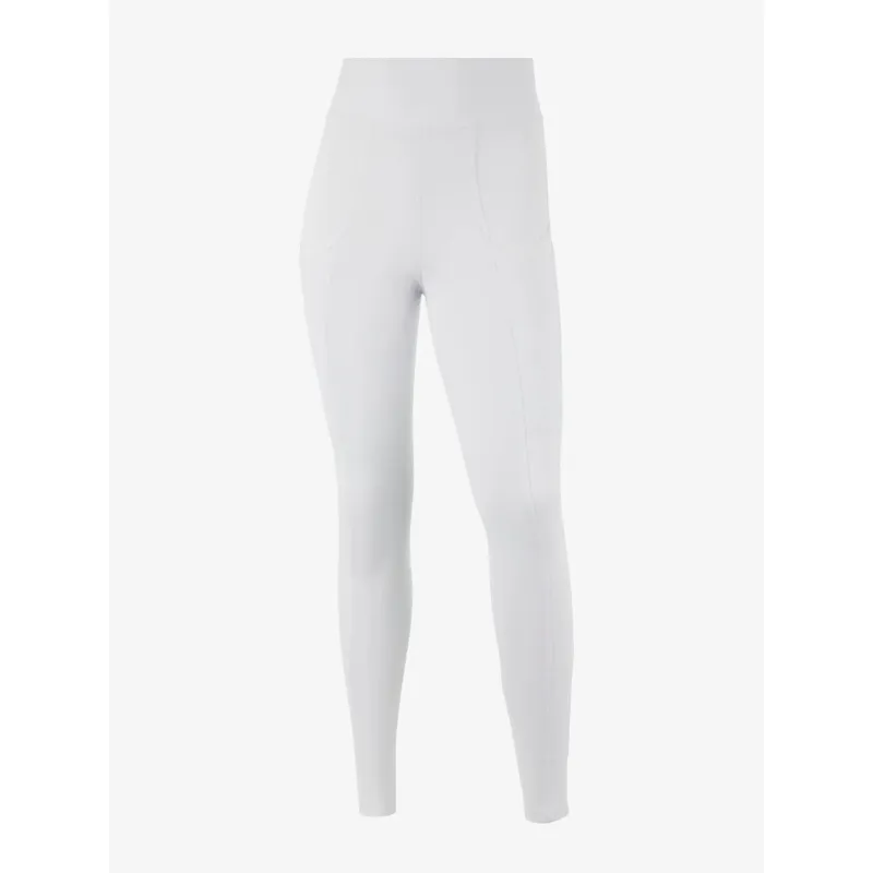 LeMieux Young Rider Pull On Breeches in White-1