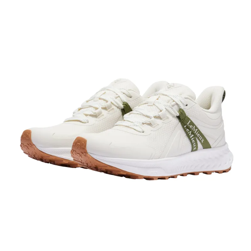 LeMieux Trax Waterproof Trainer in Ecru-1