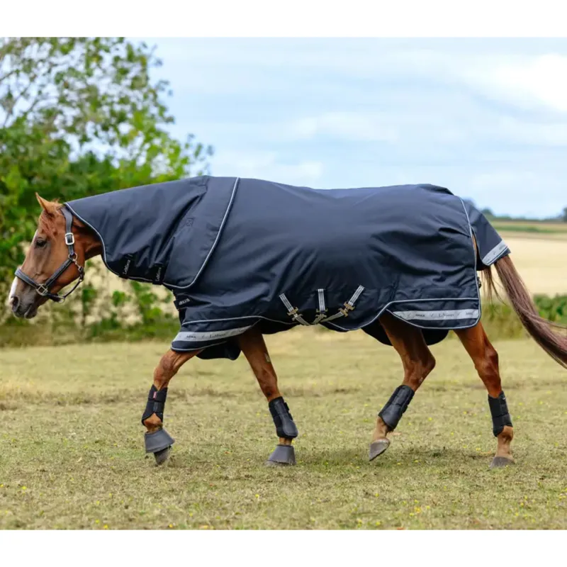 LeMieux Arika Storm-Tek 350g Turnout Rug in Navy - 5'6 Only-1
