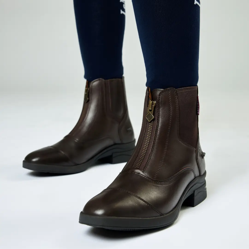 LeMieux Junior Zip Paddock Boot in Brown-1