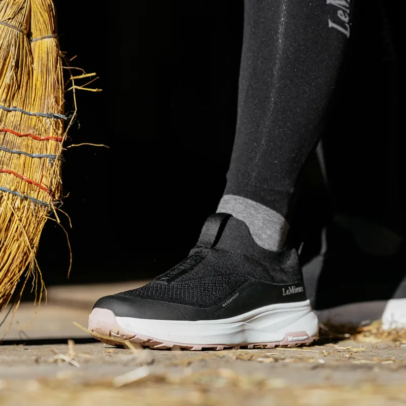 LeMieux Kanta Slip On Waterproof Trainer in Black-1