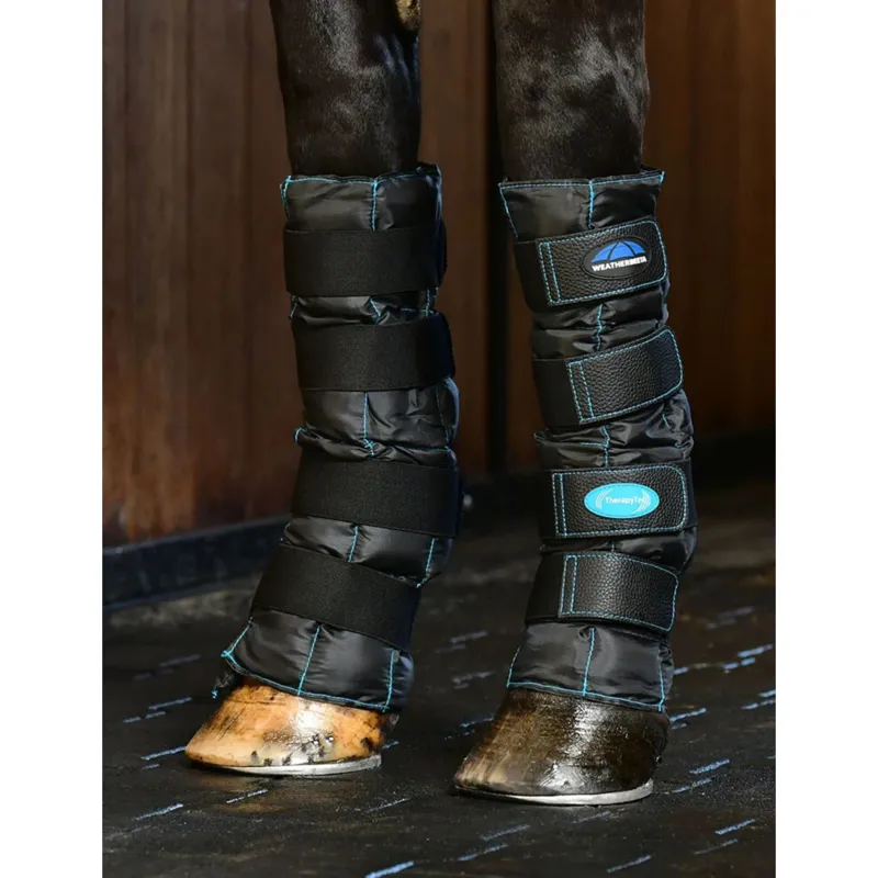 Weatherbeeta Therapy-Tec II Gel Ice Boots in Black-1