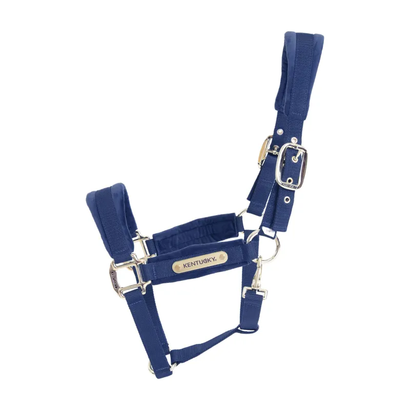Kentucky Velvet Halter in Navy
