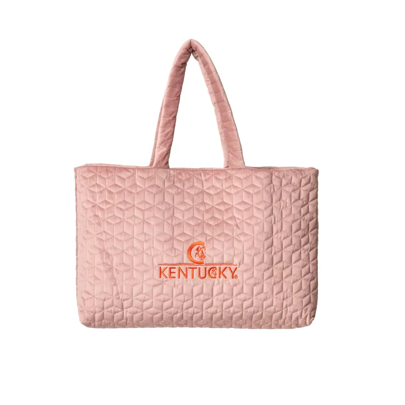 Kentucky Velvet Bag Kentucky Logo in Old Rose