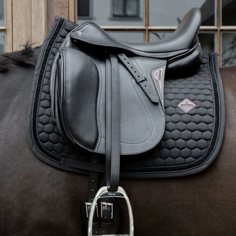 Kentucky Glitter Saddle Pad Dressage in Black-1