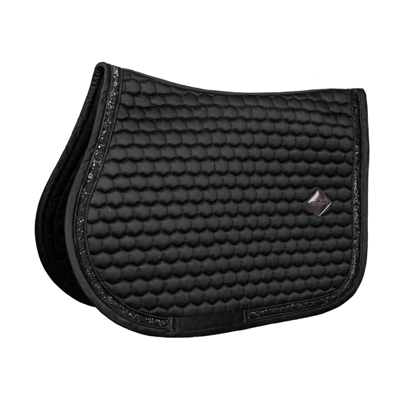 Kentucky Glitter Saddle Pad Jumping in Black