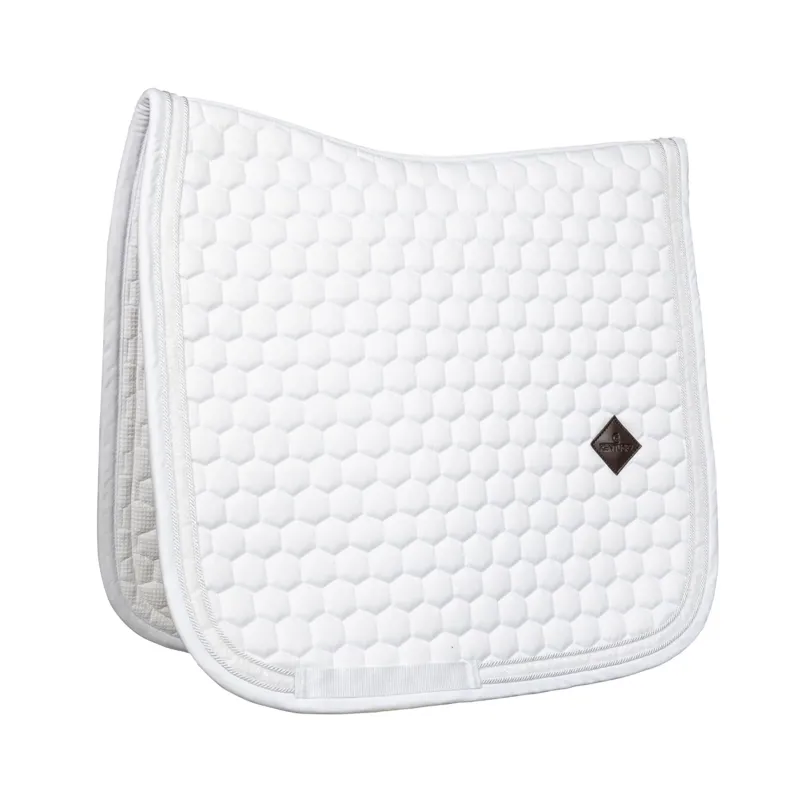 Kentucky Glitter Saddle Pad Dressage in White