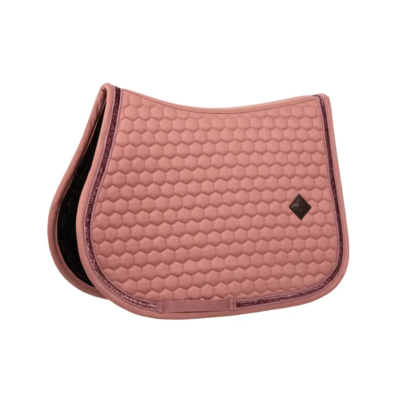 Kentucky Glitter Saddle Pad Jumping in Fuchsia