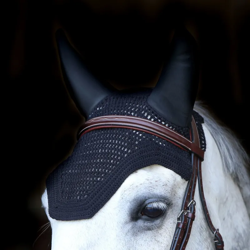 Kentucky Fly Veil Wellington Soundless in Black-2