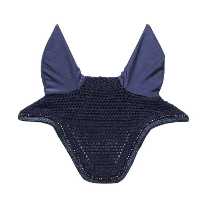 Kentucky Fly Veil Wellington Glitter in Dark Navy