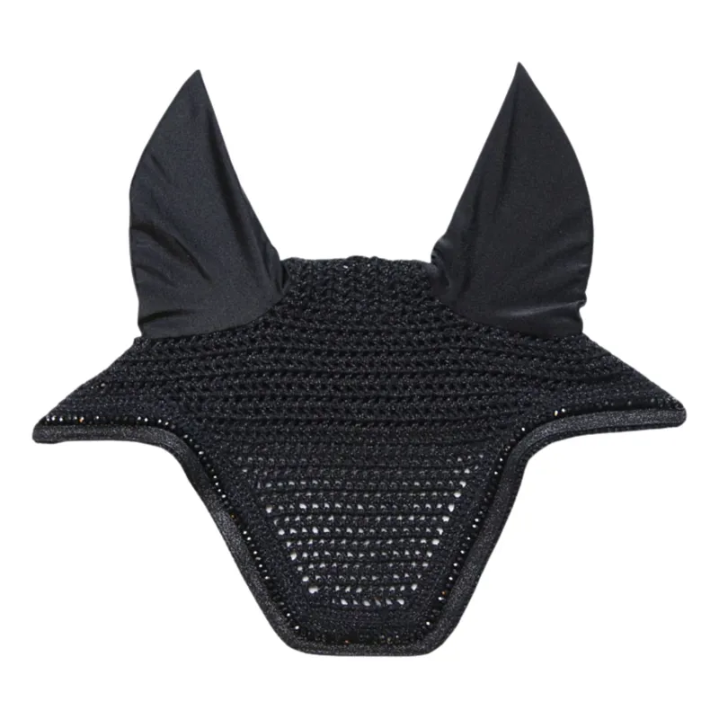 Kentucky Fly Veil Wellington Glitter Soundless in Black