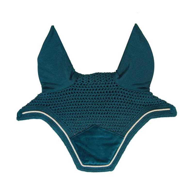 Kentucky Fly Veil Wellington Velvet in Emerald