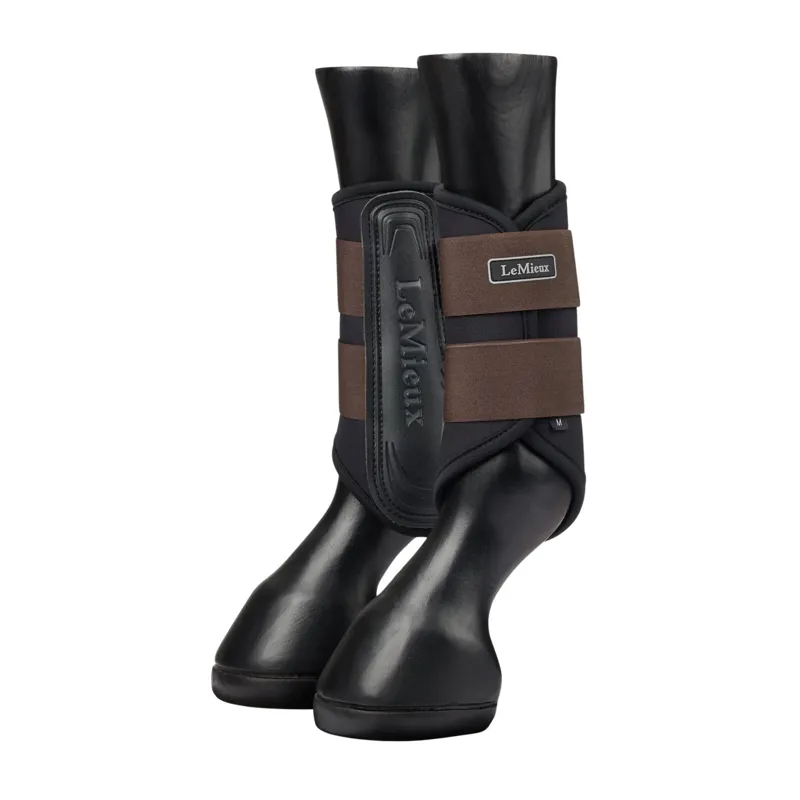LeMieux Grafter Brushing Boots in Brown
