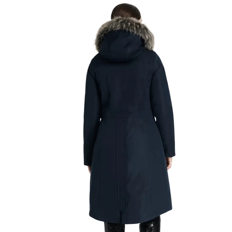 LeMieux Anya Waterproof Riding Coat in Navy-3