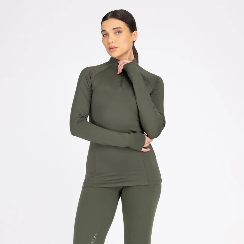 Aubrion React Winter Base Layer in Khaki-2