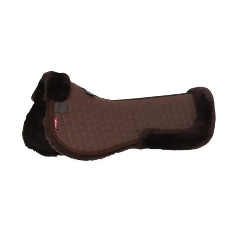 LeMieux Merino+ Half Pad in Brown/Brown