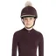 LeMieux Classique Pom Hat Silk in Damson