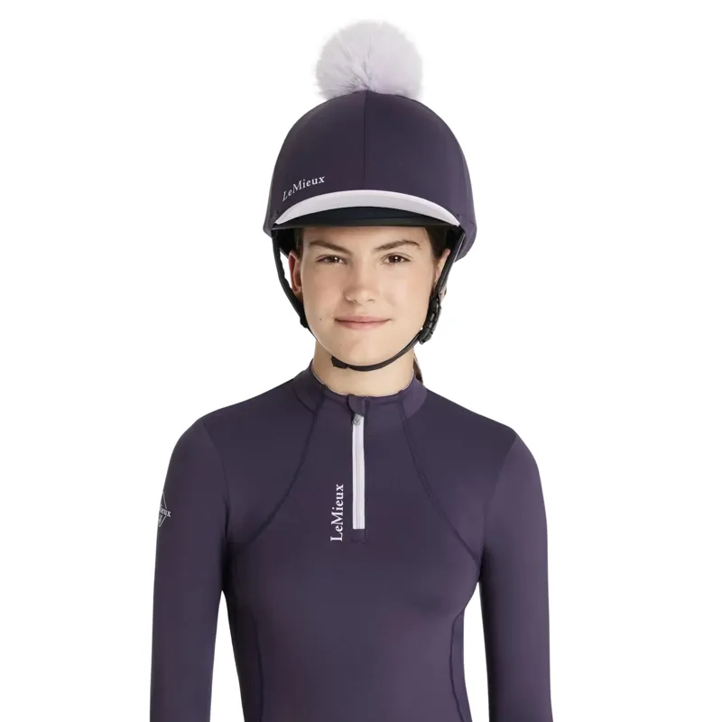 LeMieux Classique Pom Hat Silk in Juniper