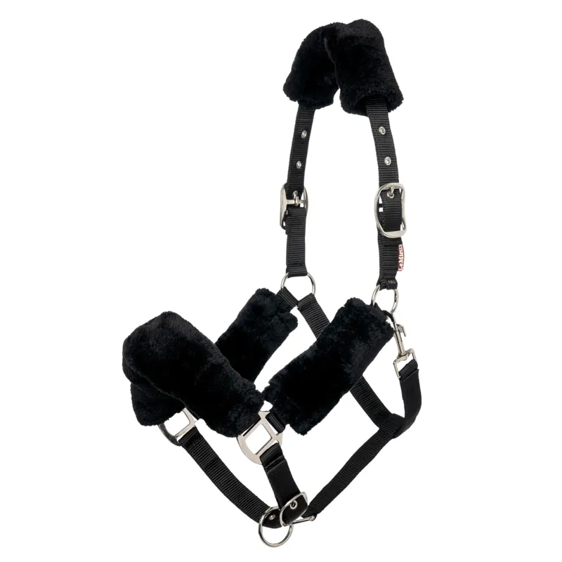 LeMieux Comfort Fleece Headcollar in Black