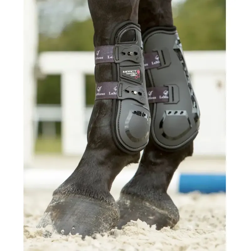 LeMieux Impact Responsive Tendon Boot in Black-2