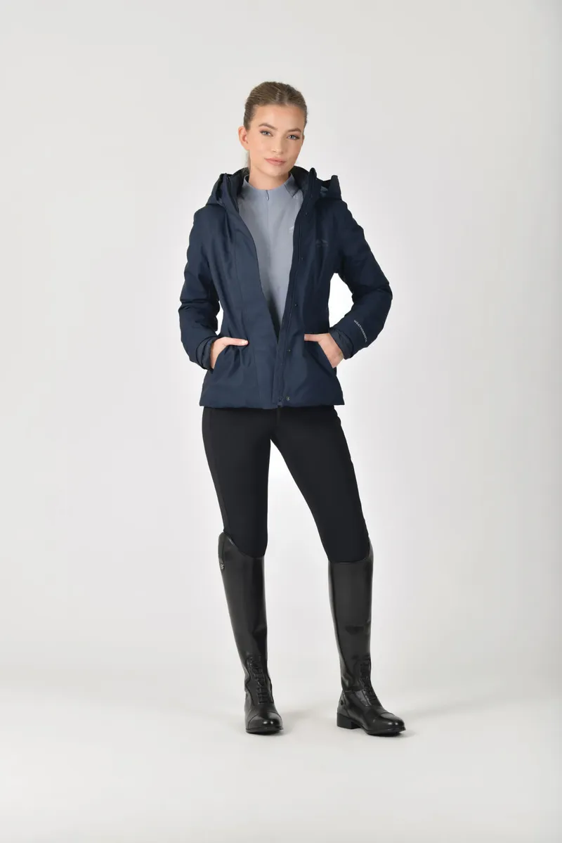 Weatherbeeta Protect Jacket With High Neck In Navy-2
