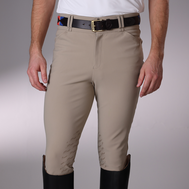 Aubrion Optima MX-KG Mens Breeches in Beige -2