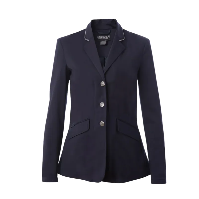 Equetech Junior Jersey Deluxe Competition Jacket in Navy