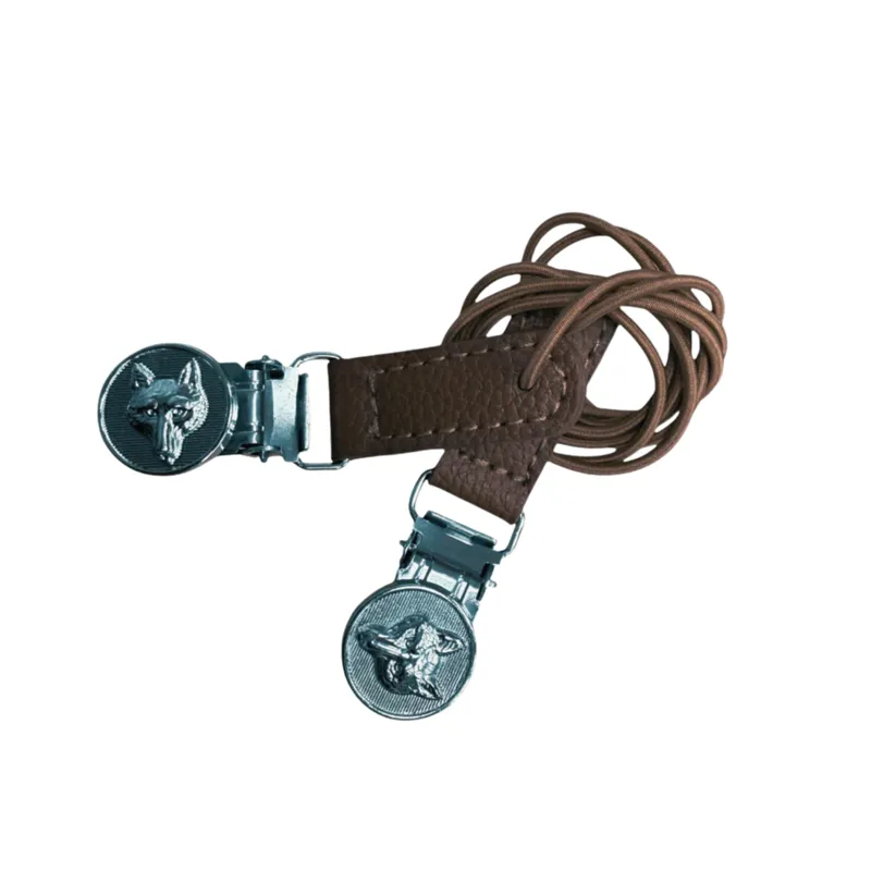 Equetech Showing Number Clips in Brown 