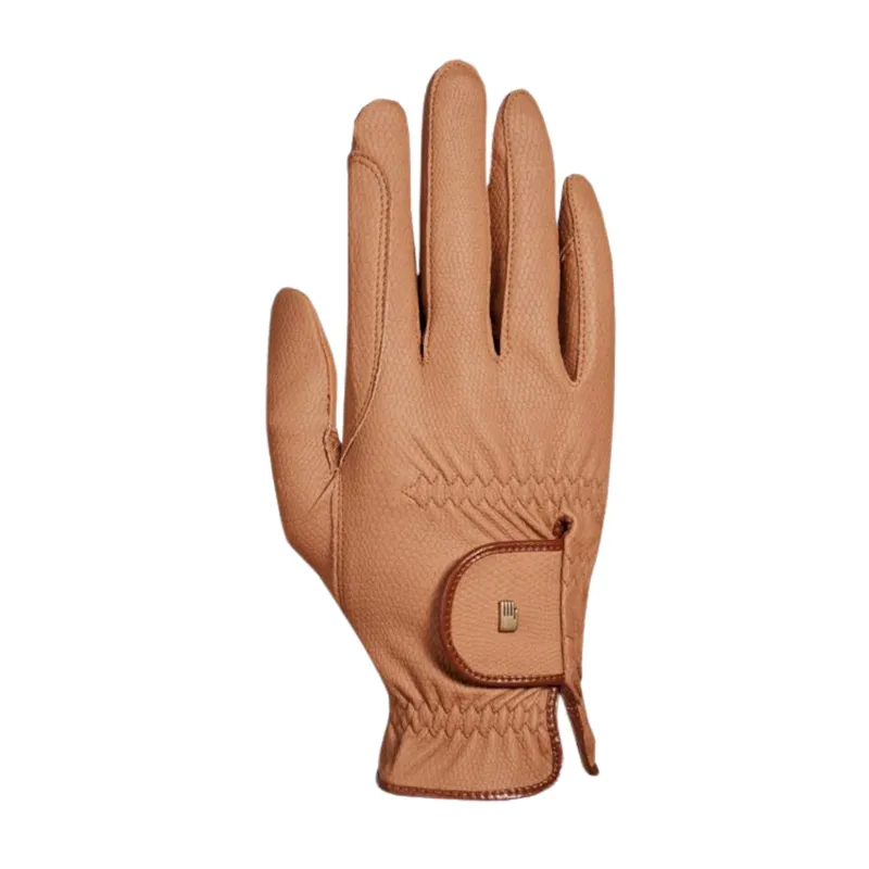 Roeckl Roeck Grip Riding Gloves  in Caramel