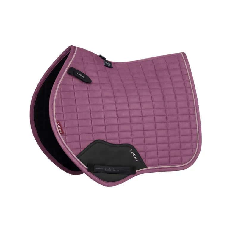 LeMieux Mini Suede Close Contact Square in Mallow