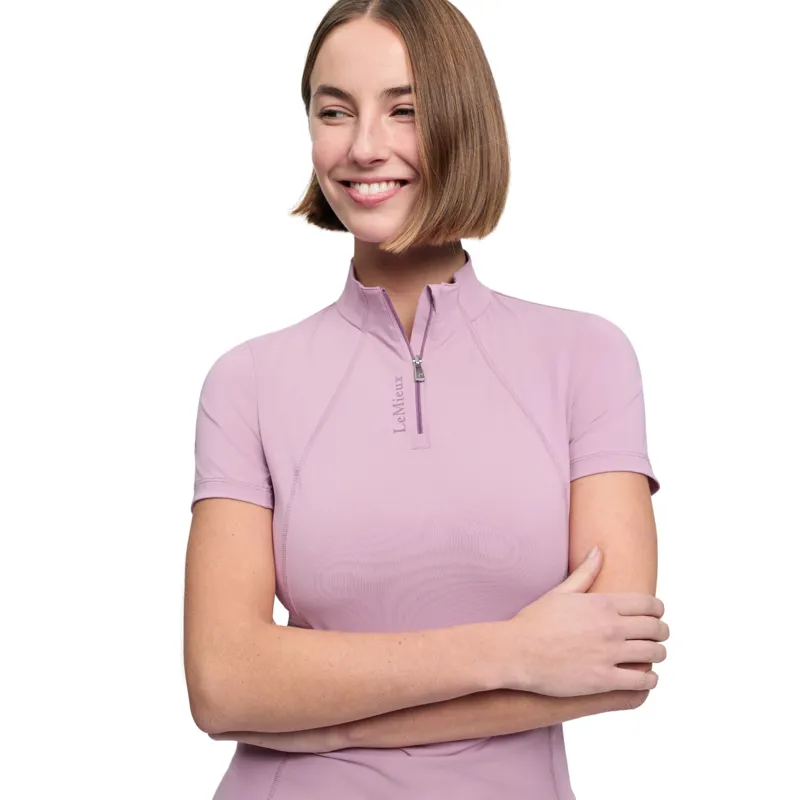 LeMieux Classique Short Sleeve Baselayer in Fondant-1