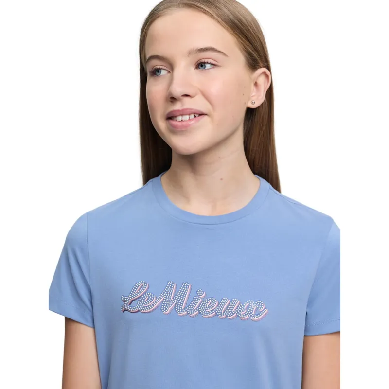 LeMieux Young Rider Arianna T-Shirt in Powder Blue-1