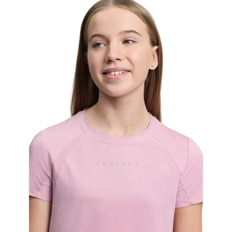 LeMieux Young Rider Sports T-Shirt in Fondant-1