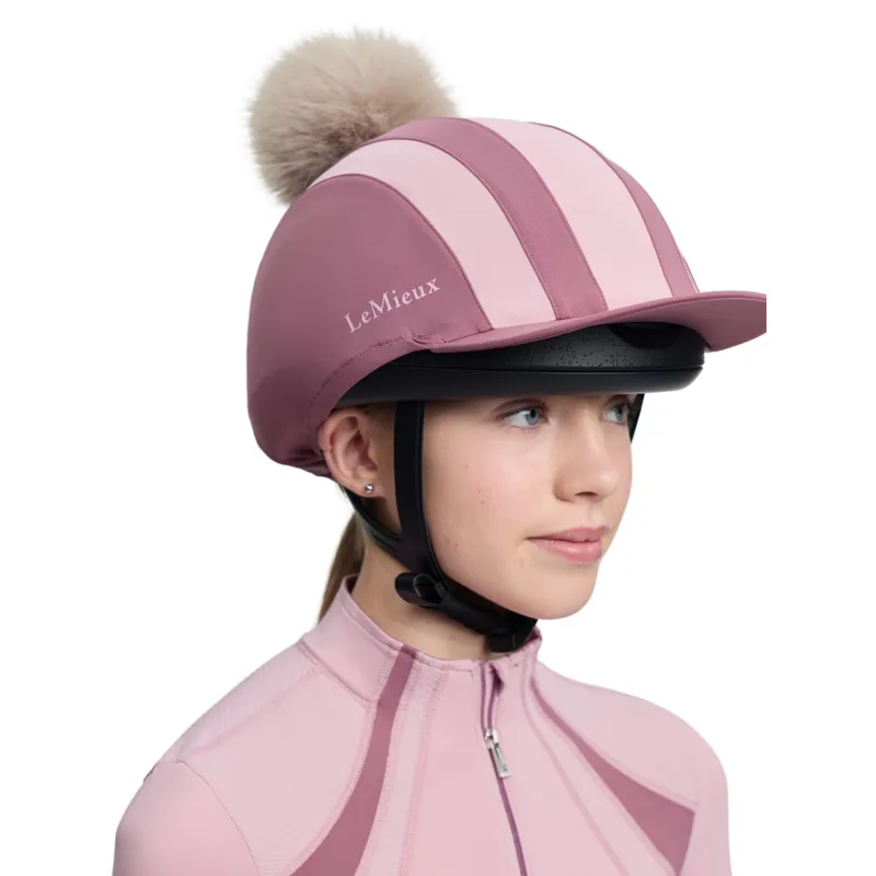 LeMieux Tempo Pom Hat Silk in Mallow-2