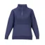 Aubrion React Quarter Zip Sweater in Midnight