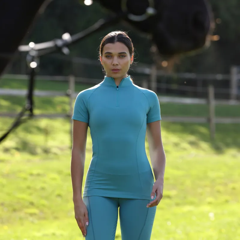 Aubrion React Short Sleeve Base Layer in Haze-3