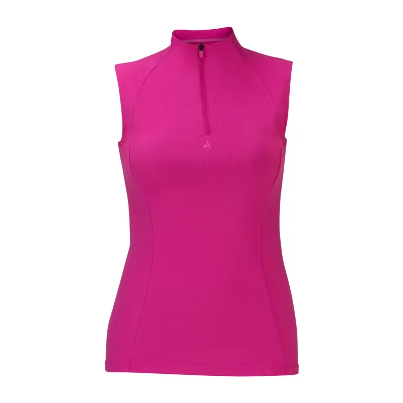 Aubrion React Sleeveless Base Layer in Fuchsia