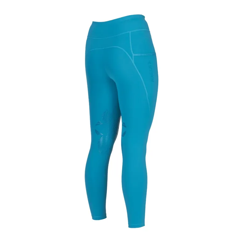 Aubrion React Rhythm Riding Tights in Kingfisher-1