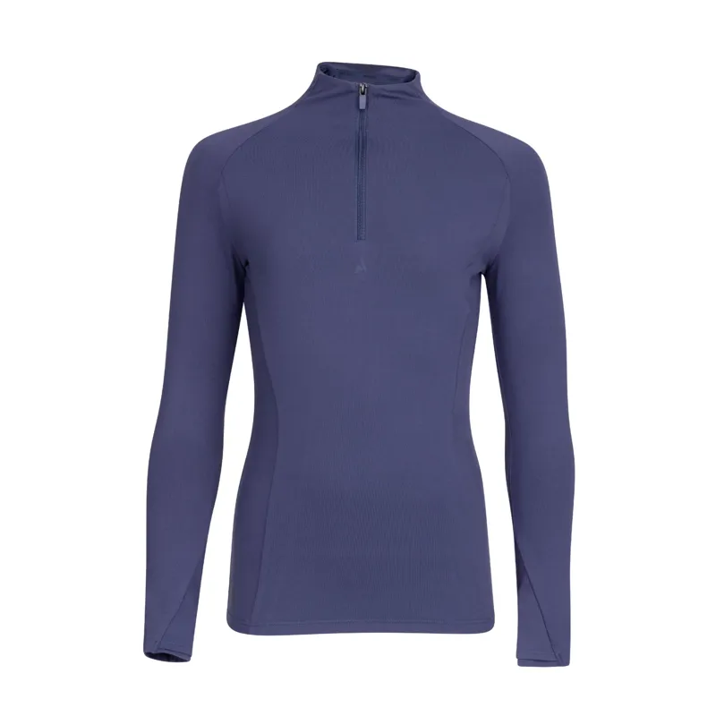 Aubrion React Young Rider Long Sleeve Base Layer in Midnight 