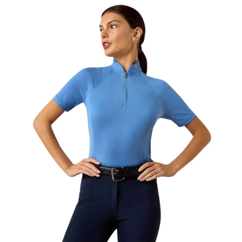 Ariat Soquel 1/4 Zip Baselayer in Riviera